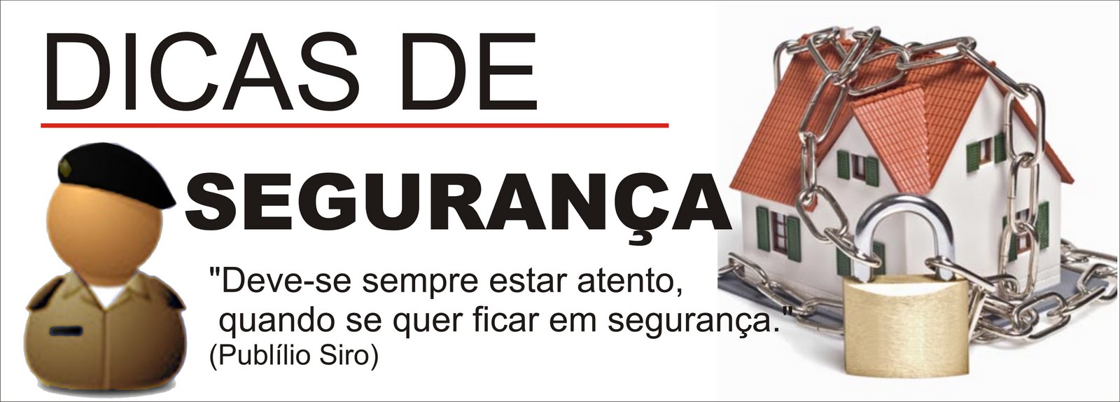 Dicas de segurança